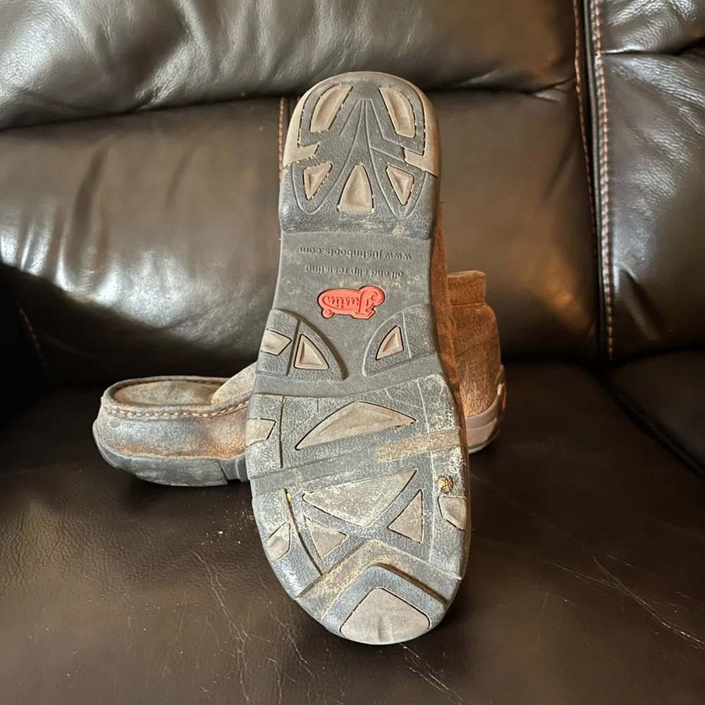 Justin steel‎ toe work boot size 8.5 men’s